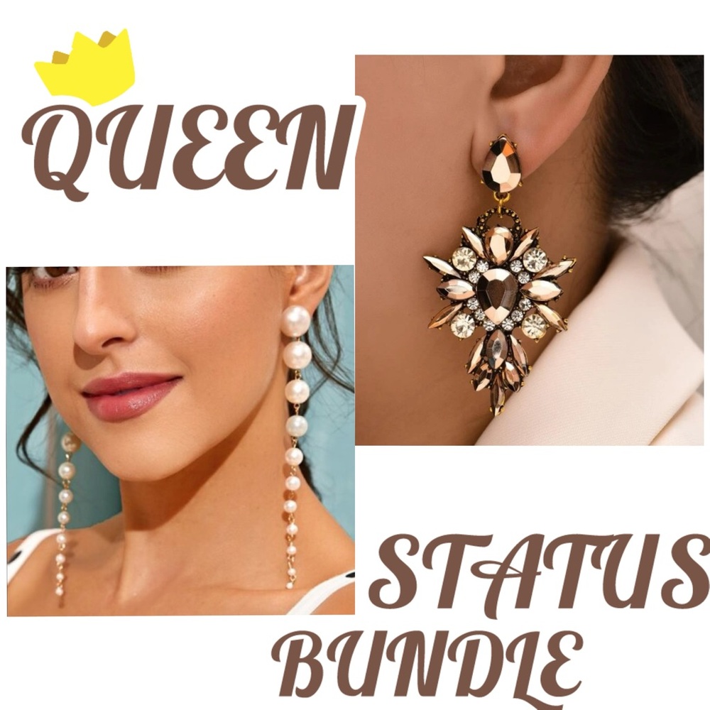 QUEEN STATUS BUNDLE FASHION EARRINGS BUNDLE